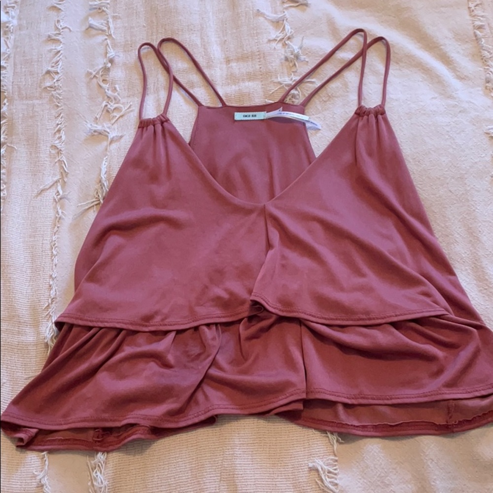 Red/Orange Flowy Tank